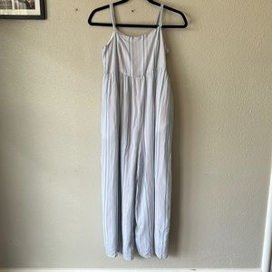 Urban Outfitters Taylor Wide Leg Babydoll Jumpsuit Medium